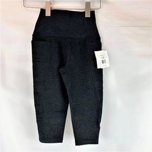 Beyond yoga Spacedye POCKET  peddle pusher leggings darkest night xs nwt